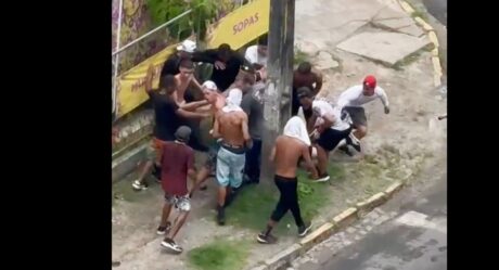 Uma pessoa permanece internada, após briga de torcidas no Recife